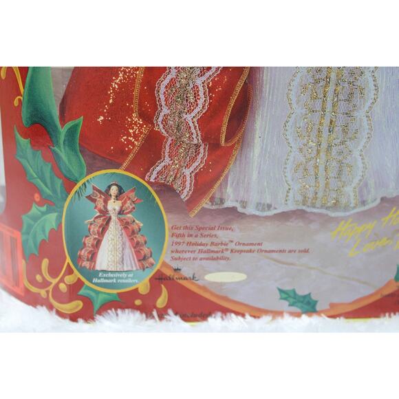 Happy Holiday Barbie 1997. 10th Anniversary. Fifth In A Series - Picture 5 of 6